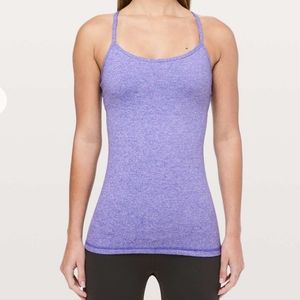 Lulu Power Y Lilac Top